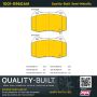 MPA 1001-0960AM Quality-Built Premium Semi-Metallic Brake Pads w/ Hardware