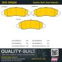 MPA 1001-0962M Quality-Built Premium Semi-Metallic Brake Pads w/ Hardware