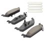 MPA 1001-0963C Quality-Built Premium Ceramic Brake Pads w/ Hardware