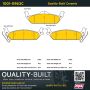 MPA 1001-0963C Quality-Built Premium Ceramic Brake Pads w/ Hardware