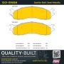 MPA 1001-0965M Quality-Built Premium Semi-Metallic Brake Pads w/ Hardware