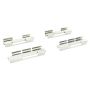 MPA 1001-0965M Quality-Built Premium Semi-Metallic Brake Pads w/ Hardware