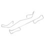 MPA 1001-0970C Quality-Built Premium Ceramic Brake Pads w/ Hardware