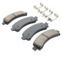 MPA 1001-0974AC Quality-Built Premium Ceramic Brake Pads w/ Hardware