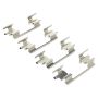 MPA 1001-0974AC Quality-Built Premium Ceramic Brake Pads w/ Hardware