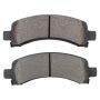 MPA 1001-0974AM Quality-Built Premium Semi-Metallic Brake Pads w/ Hardware