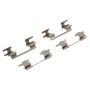 MPA 1001-0974M Quality-Built Premium Semi-Metallic Brake Pads w/ Hardware