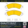 MPA 1001-0975C Quality-Built Premium Ceramic Brake Pads w/ Hardware