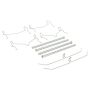 MPA 1001-0976AC Quality-Built Premium Ceramic Brake Pads w/ Hardware