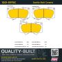 MPA 1001-0976C Quality-Built Premium Ceramic Brake Pads w/ Hardware