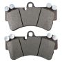 MPA 1001-0977M Quality-Built Premium Semi-Metallic Brake Pads w/ Hardware