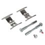 MPA 1001-0977M Quality-Built Premium Semi-Metallic Brake Pads w/ Hardware