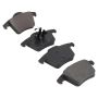 MPA 1001-0980M Quality-Built Premium Semi-Metallic Brake Pads w/ Hardware