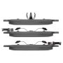 MPA 1001-0981AC Quality-Built Premium Ceramic Brake Pads w/ Hardware