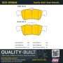 MPA 1001-0986M Quality-Built Premium Semi-Metallic Brake Pads w/ Hardware