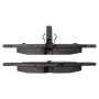 MPA 1001-0986M Quality-Built Premium Semi-Metallic Brake Pads w/ Hardware