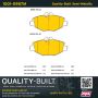 MPA 1001-0987M Quality-Built Premium Semi-Metallic Brake Pads w/ Hardware