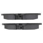 MPA 1001-0987M Quality-Built Premium Semi-Metallic Brake Pads w/ Hardware
