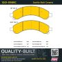 MPA 1001-0989C Quality-Built Premium Ceramic Brake Pads w/ Hardware