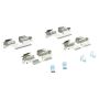 MPA 1001-0996M Quality-Built Premium Semi-Metallic Brake Pads w/ Hardware
