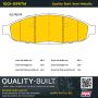 MPA 1001-0997M Quality-Built Premium Semi-Metallic Brake Pads w/ Hardware