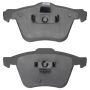 MPA 1001-1003M Quality-Built Premium Semi-Metallic Brake Pads w/ Hardware