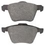 MPA 1001-1003M Quality-Built Premium Semi-Metallic Brake Pads w/ Hardware