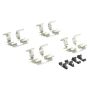 MPA 1001-1004C Quality-Built Premium Ceramic Brake Pads w/ Hardware