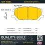 MPA 1001-1005C Quality-Built Premium Ceramic Brake Pads w/ Hardware