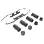 MPA 1001-1006M Quality-Built Premium Semi-Metallic Brake Pads w/ Hardware