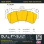 MPA 1001-1007M Quality-Built Premium Semi-Metallic Brake Pads w/ Hardware