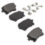 MPA 1001-1018C Quality-Built Premium Ceramic Brake Pads w/ Hardware