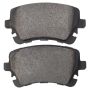 MPA 1001-1018C Quality-Built Premium Ceramic Brake Pads w/ Hardware