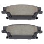 MPA 1001-1020C Quality-Built Premium Ceramic Brake Pads w/ Hardware