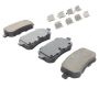 MPA 1001-1021C Quality-Built Premium Ceramic Brake Pads w/ Hardware