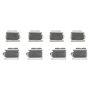 MPA 1001-1022C Quality-Built Premium Ceramic Brake Pads w/ Hardware