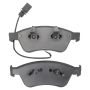 MPA 1001-1024M Quality-Built Premium Semi-Metallic Brake Pads w/ Hardware
