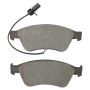 MPA 1001-1024M Quality-Built Premium Semi-Metallic Brake Pads w/ Hardware