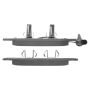 MPA 1001-1024M Quality-Built Premium Semi-Metallic Brake Pads w/ Hardware