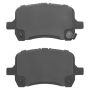 MPA 1001-1028C Quality-Built Premium Ceramic Brake Pads w/ Hardware