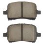 MPA 1001-1028C Quality-Built Premium Ceramic Brake Pads w/ Hardware