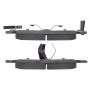 MPA 1001-1041C Quality-Built Premium Ceramic Brake Pads w/ Hardware