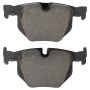 MPA 1001-1042M Quality-Built Premium Semi-Metallic Brake Pads w/ Hardware