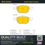 MPA 1001-1044C Quality-Built Premium Ceramic Brake Pads w/ Hardware