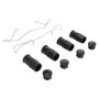 MPA 1001-1044C Quality-Built Premium Ceramic Brake Pads w/ Hardware