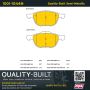 MPA 1001-1044M Quality-Built Premium Semi-Metallic Brake Pads w/ Hardware
