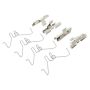 MPA 1001-1046M Quality-Built Premium Semi-Metallic Brake Pads w/ Hardware