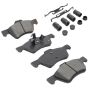 MPA 1001-1047AC Quality-Built Premium Ceramic Brake Pads w/ Hardware