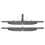 MPA 1001-1047BC Quality-Built Premium Ceramic Brake Pads w/ Hardware