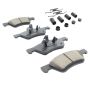MPA 1001-1047C Quality-Built Premium Ceramic Brake Pads w/ Hardware